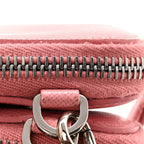 Saffiano Mini Triangle Crossbody Pouch Petalo