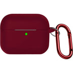 SAHARA - Silicone Case for Apple AirPods 3 (3rd Generation 2021) - Burgundy