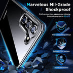 Entronix Case Compatible with Galaxy S23 FE - [Hard Back] Clear Cover