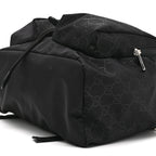Nylon Monogram Small Single Buckle Backpack Black