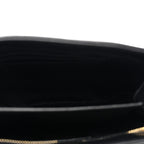 Calfskin Y Quilted Monogram Toy Loulou Crossbody Bag Black