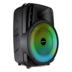 Portable 8" Bluetooth Party Speaker with Disco Light and Stand