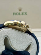 Rolex Yellow Gold  Daytona 40  - Champagne And Index Dial - Black Oysterflex Strap - 116518LN chbkof
