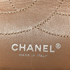 Metallic Aged Calfskin Quilted 2.55 Reissue 227 Flap Dark Gold