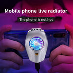 Cellphone Radiator Light Detachable Gaming Live Streaming Cooling Fan Accessorie