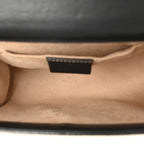 GG Supreme Monogram Bees Small Padlock Shoulder Bag Black