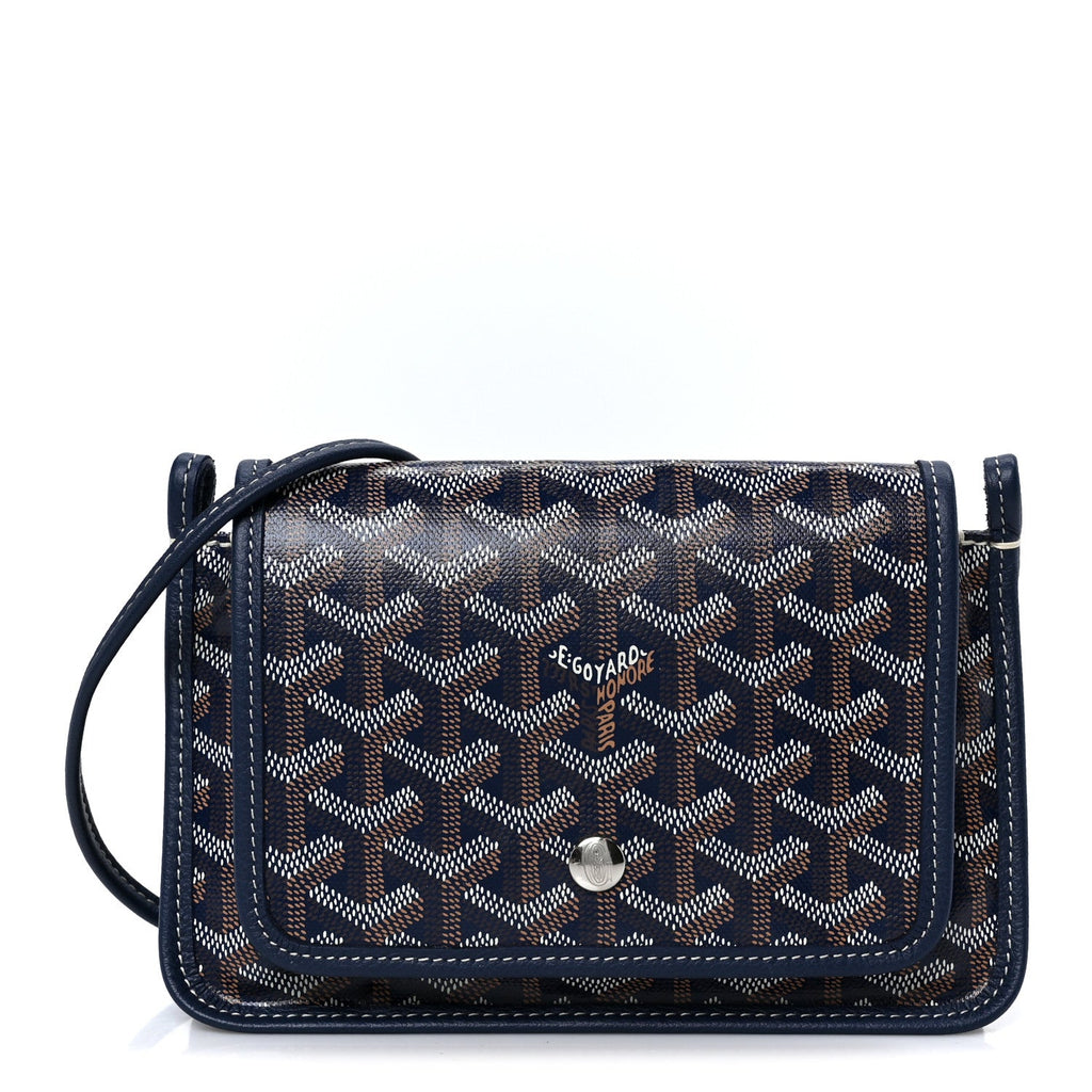 Goyardine Plumet Wallet Clutch Navy