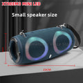 100W high power bluetooth speaker portable RGB colorful light waterproof wireless subwoofer360stereo surround TWS Caixa de som small size