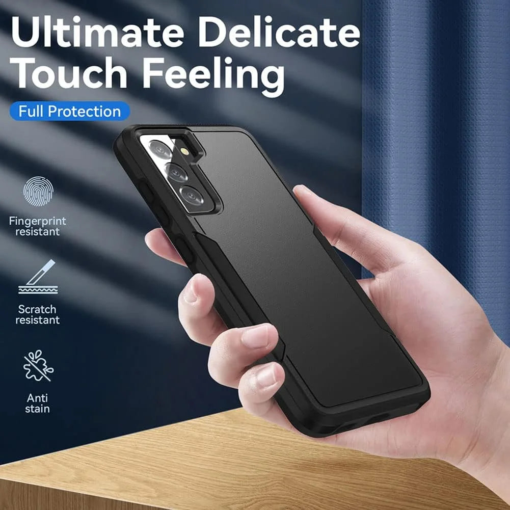 Entronix Case Compatible with Galaxy S25 Plus - Soft-Touch Dual-Layer Sleek Cover