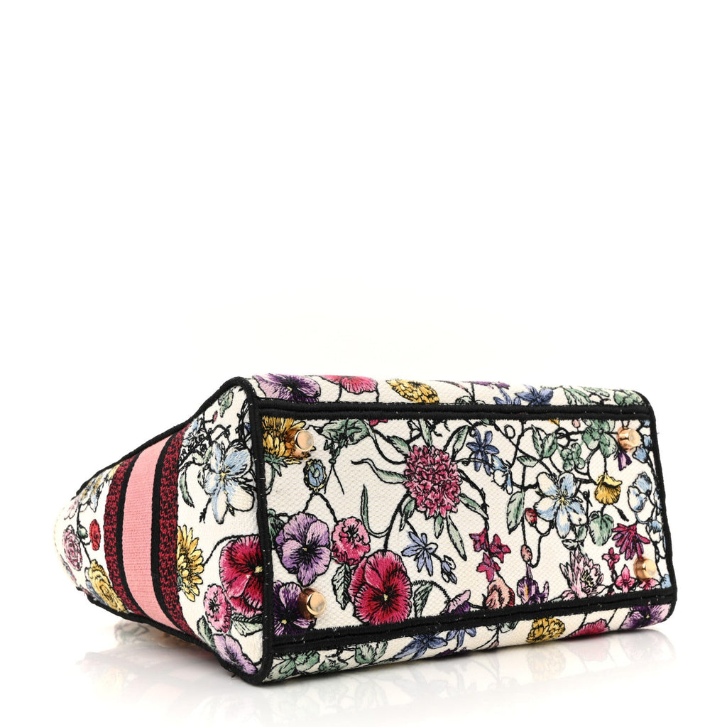 Canvas Florilegio Embroidered Medium Lady D-Lite White Multicolor
