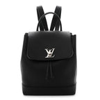 Calfskin Lockme Backpack Black