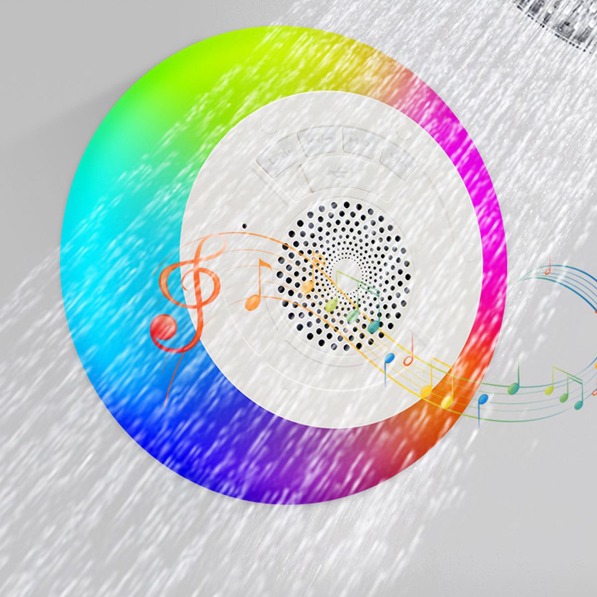 Bluetooth LED Enabled Waterproof Speaker For Pools And Outdoors