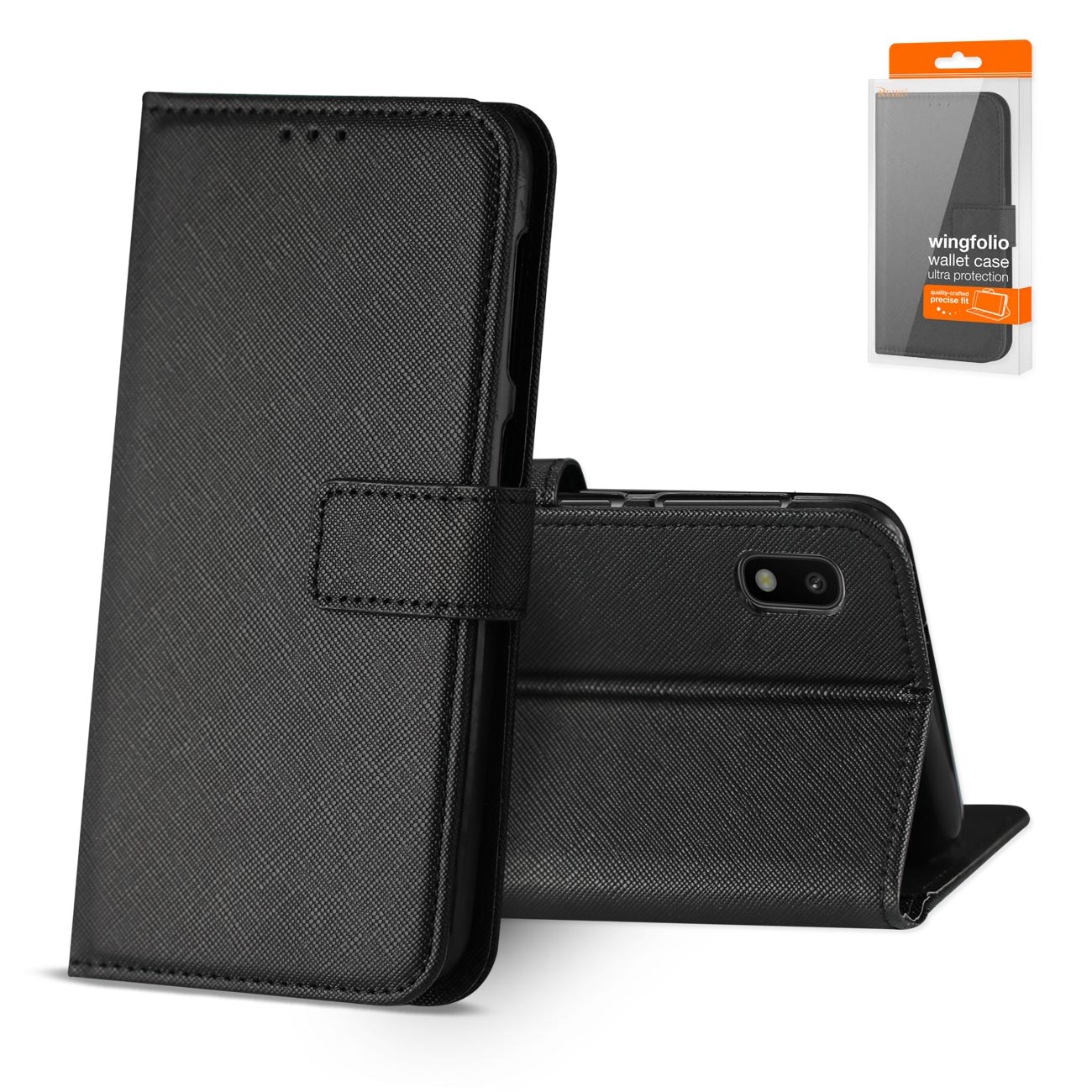 Reiko Samsung Galaxy A10 3-In-1 Wallet Case In Black