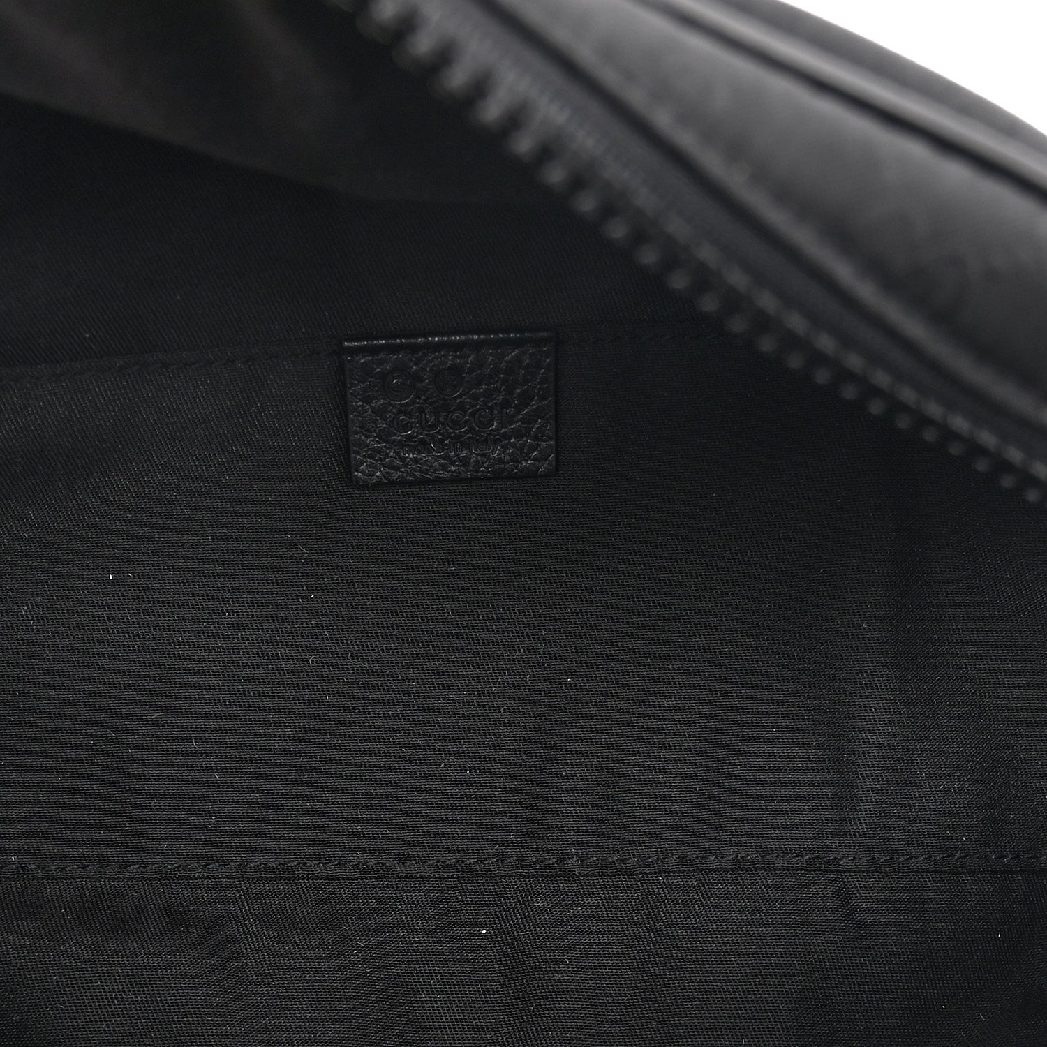 Nylon Monogram Fanny Pack Belt Bag Black
