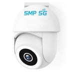 5MP 3K Outdoor Security Camera, Dual-Band WiFi Smart Cam with AI Motion Detection, Color Night Vision, Spotlight & Siren, Two-Way Talk, Works with Alexa & Google Home