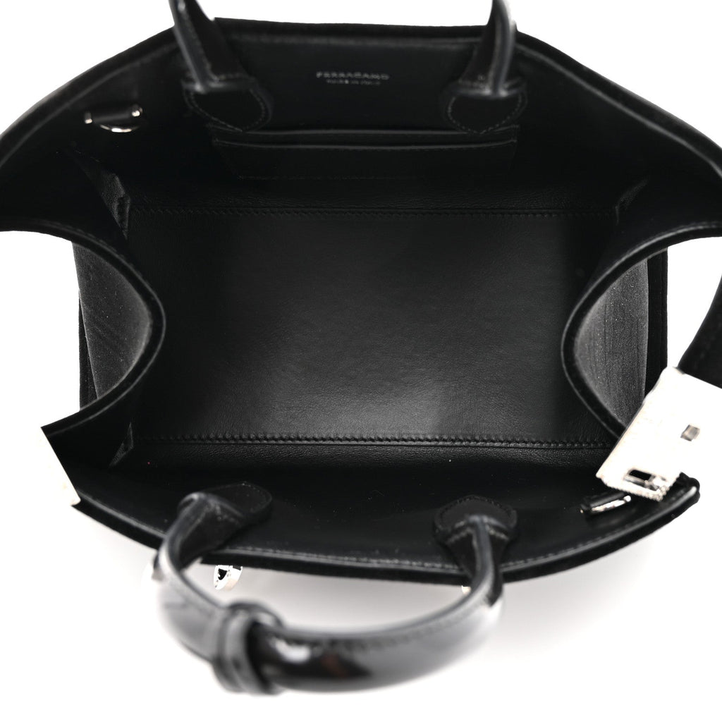 Velvet Strass XS Hug Bag Black