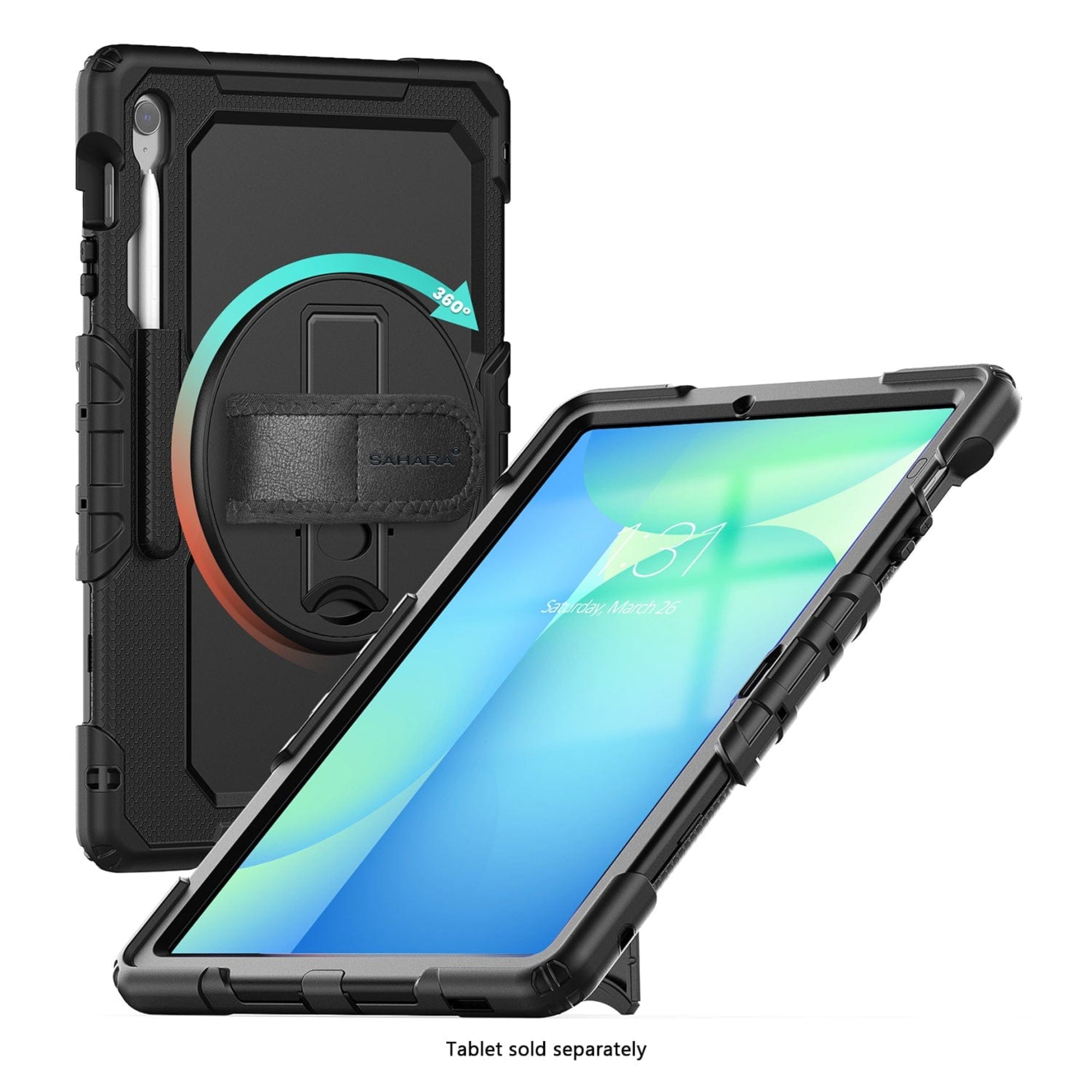 SAHARA - Raider Series DEFENSE Case - Galaxy Tab S10 FE+ - Black