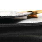 Vitello Cruise F is Fendi Bi-Color FF 1974 Embossed Medium Envelope Wallet On Chain Black Maya