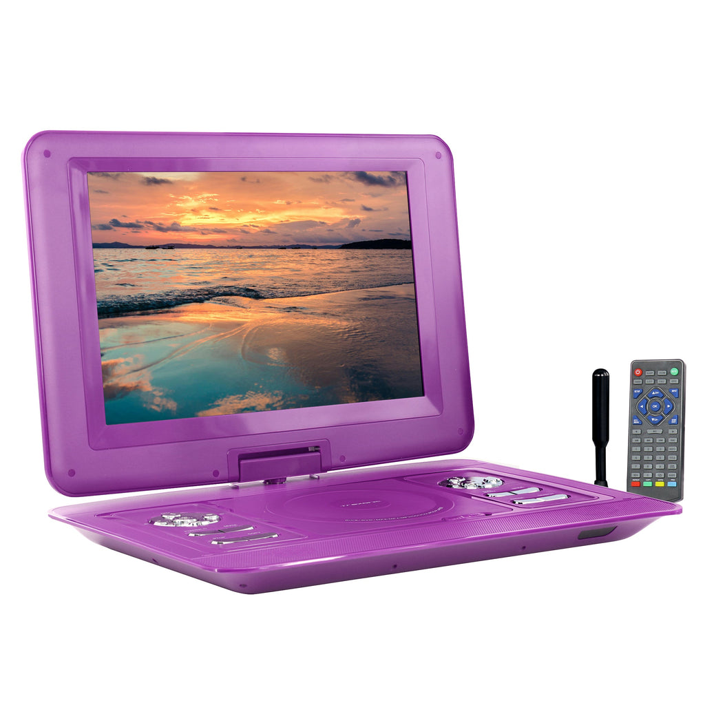 13.3 Inch Portable TV+DVD Player with Color TFT LED Screen and USB/HD/AV Inputs