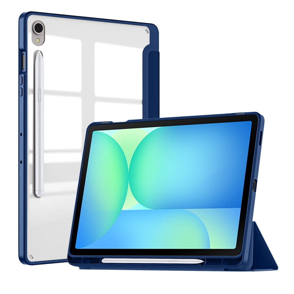 SAHARA - Venture Series Folio Case for Samsung Galaxy Tab S10 FE+ - Night Sky Blue