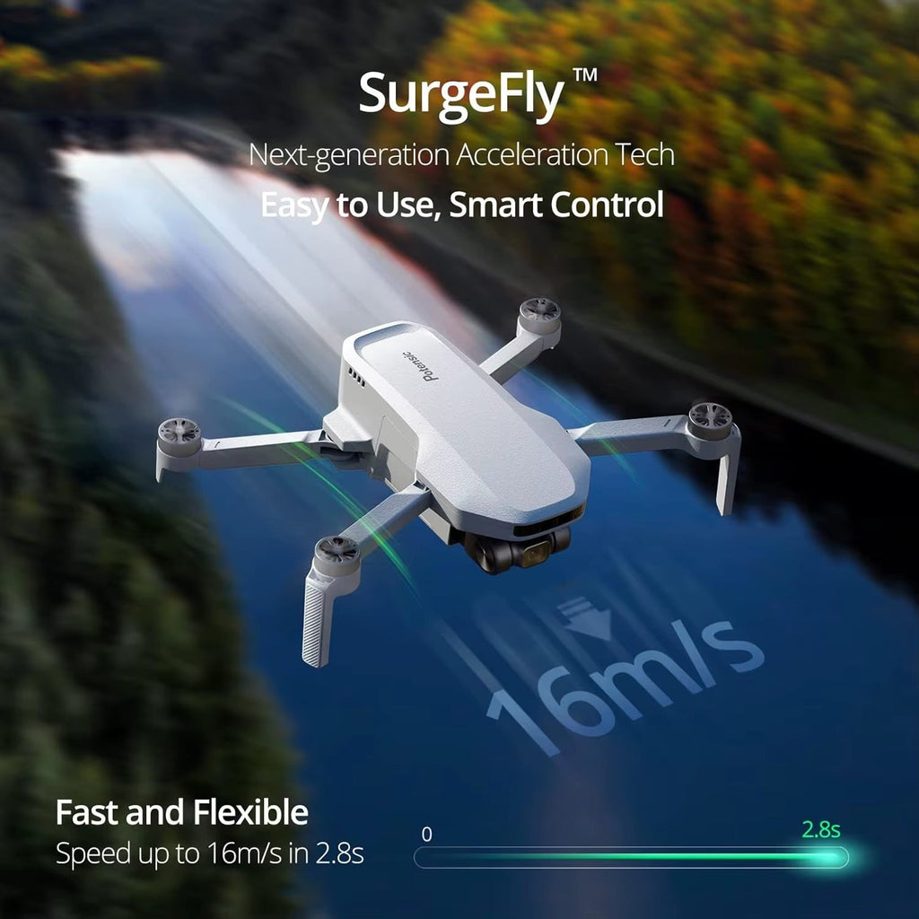 C0 Single Axis Gimbal 4K GPS Drone - Professional Model under 249G with 4KM Range for Adults and Beginners - 2 Batteries