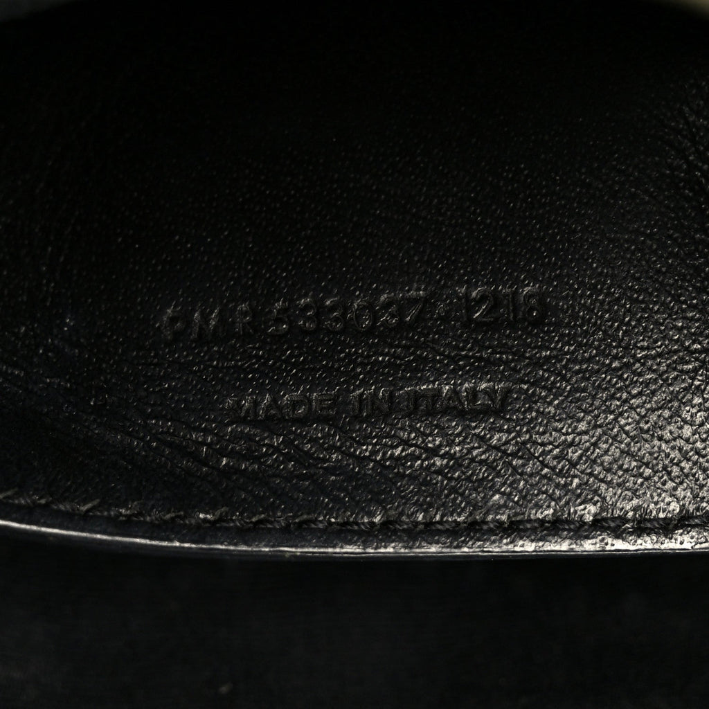 Crinkled Lambskin Matelasse Monogram Baby Niki Chain Satchel Seawood