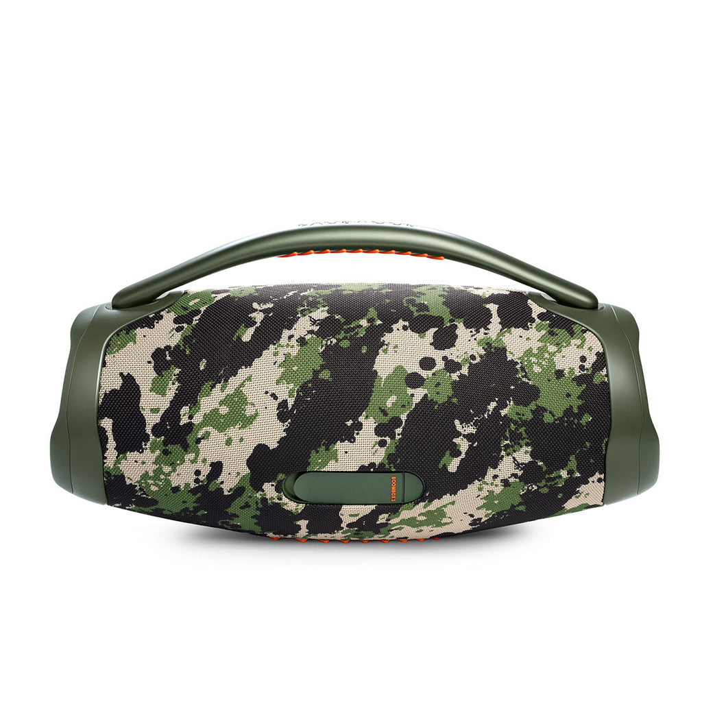 JBL Boombox 3 Waterproof Portable Bluetooth Speaker with gSport Carbon Fiber Case (Camo)
