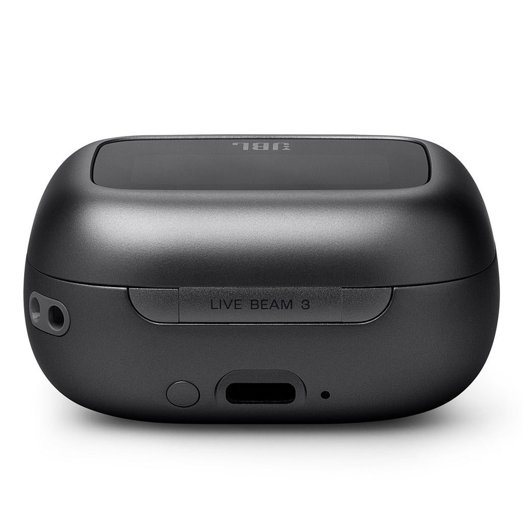 JBL Live Beam 3 True Wireless Noise Cancelling Earbud Bundle with gSport Case (Black)