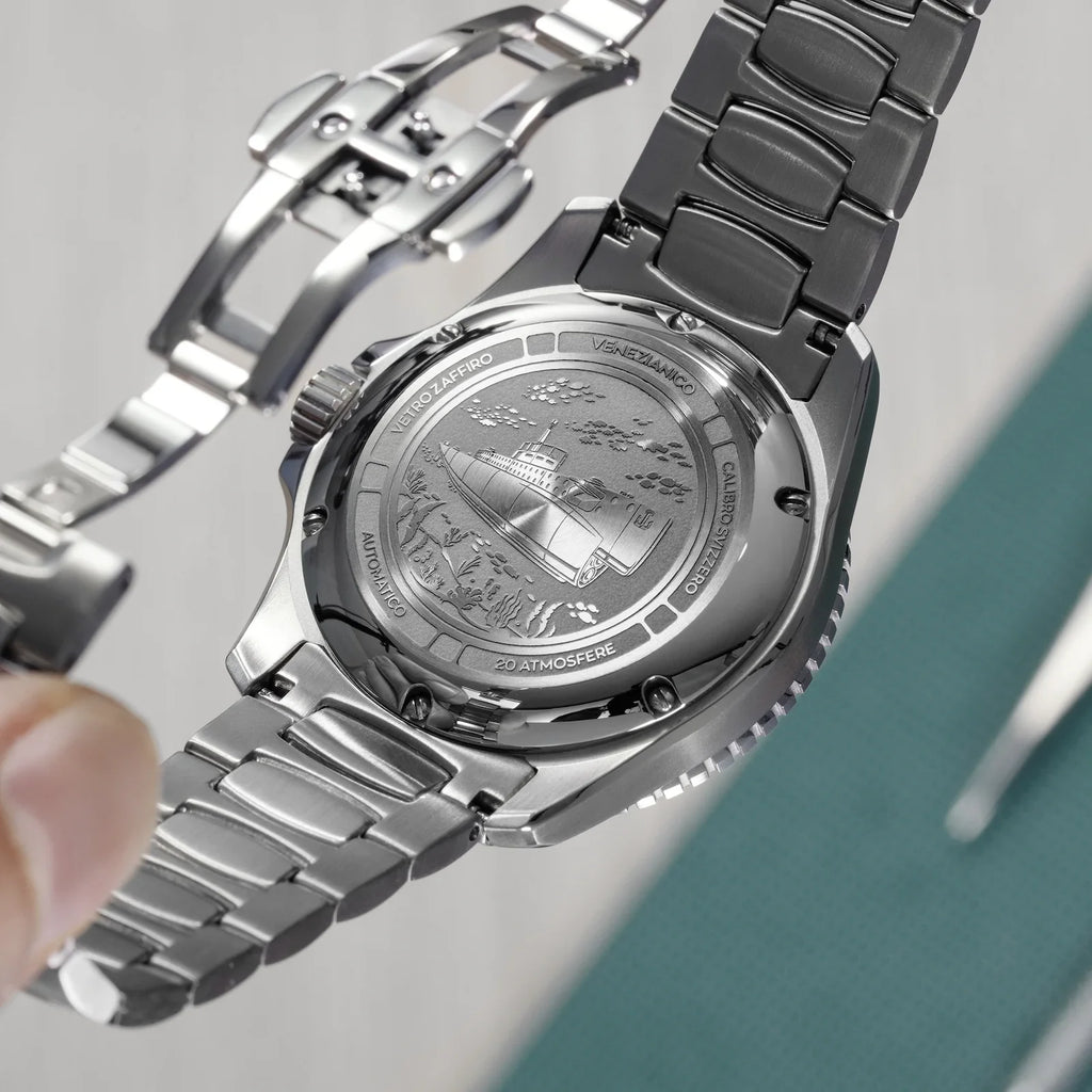 Venezianico Automatic Watch Nereide Ceramica Black