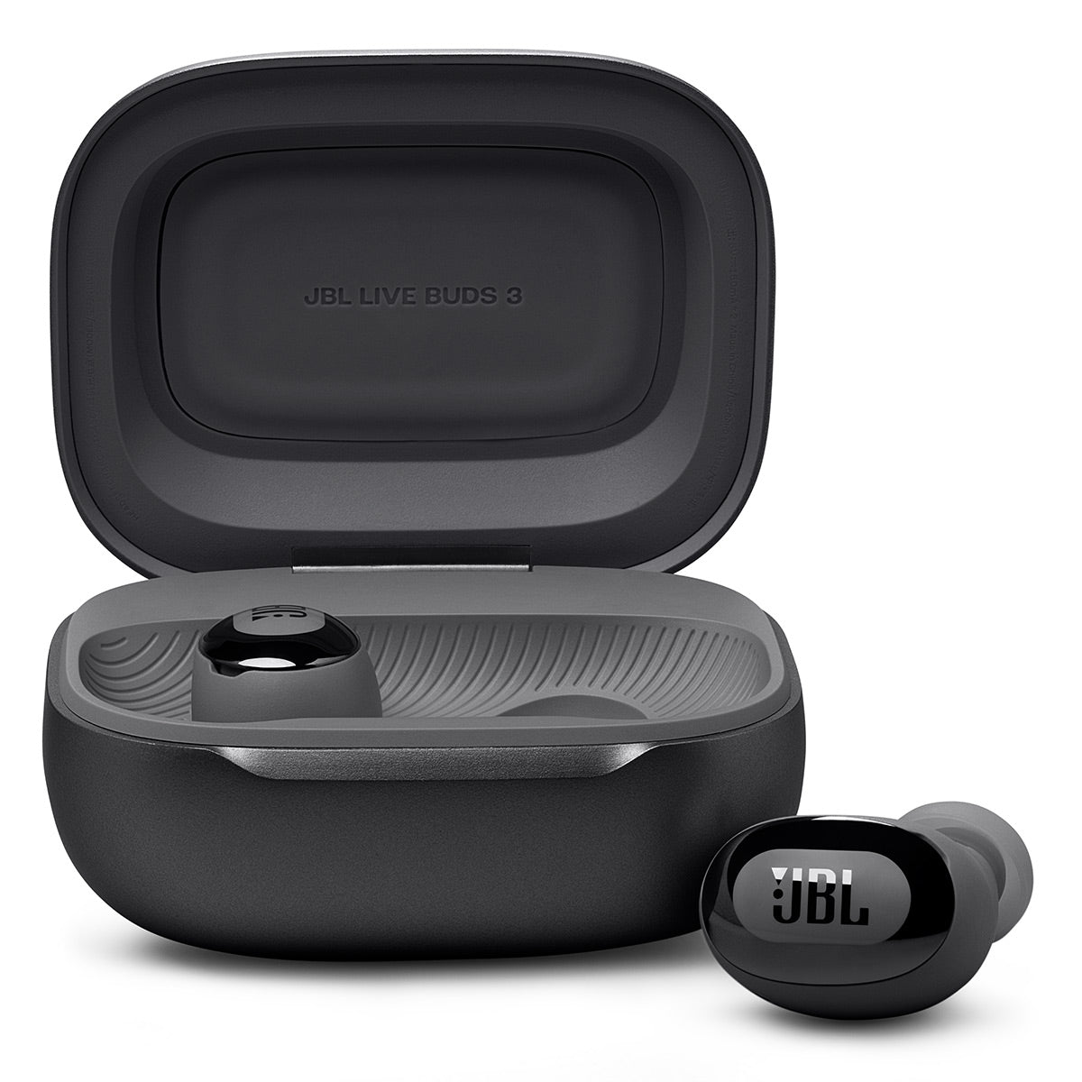 JBL Live Buds 3 Noise-Cancelling Earbuds with Smart Case (Black)