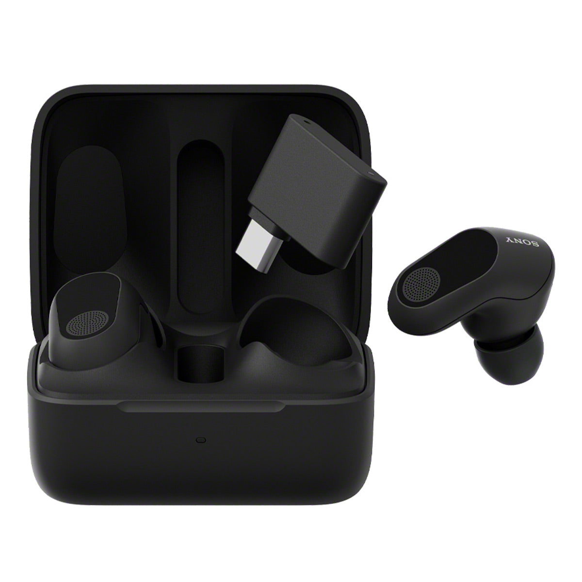 Sony WF-G700N INZONE Buds Truly Wireless Noise Cancelling Earbud Bundle with gSport Case (Black)