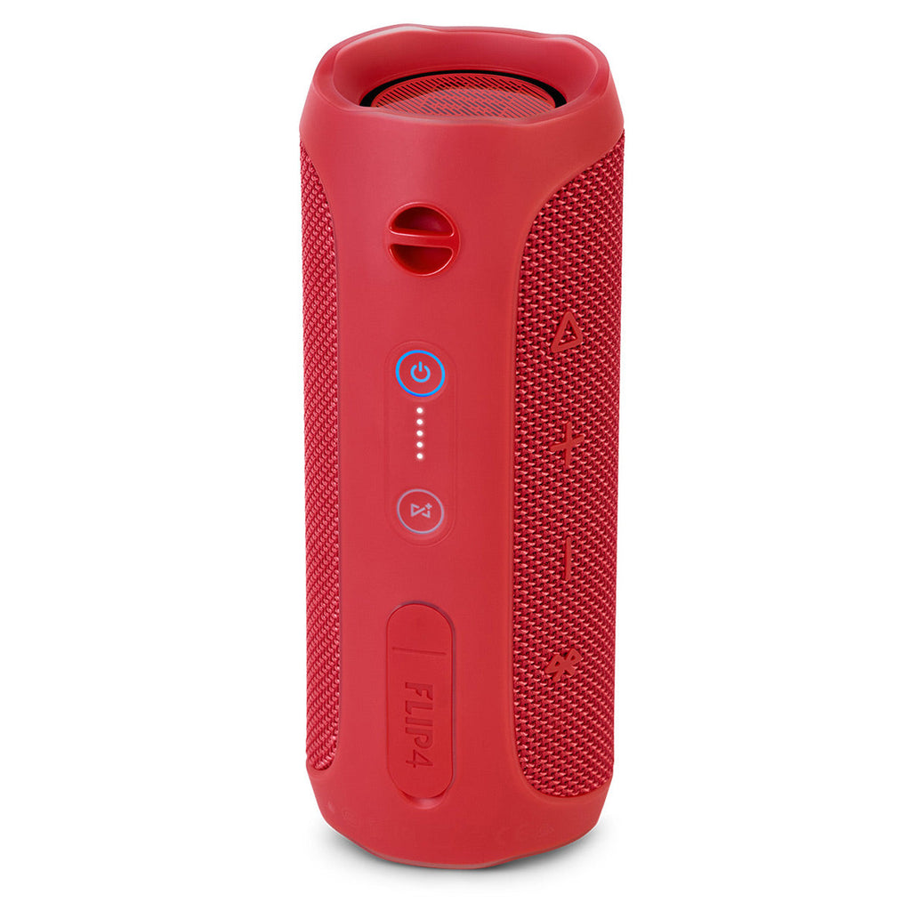 JBL Flip 4 Portable Waterproof Bluetooth Speaker (Red)