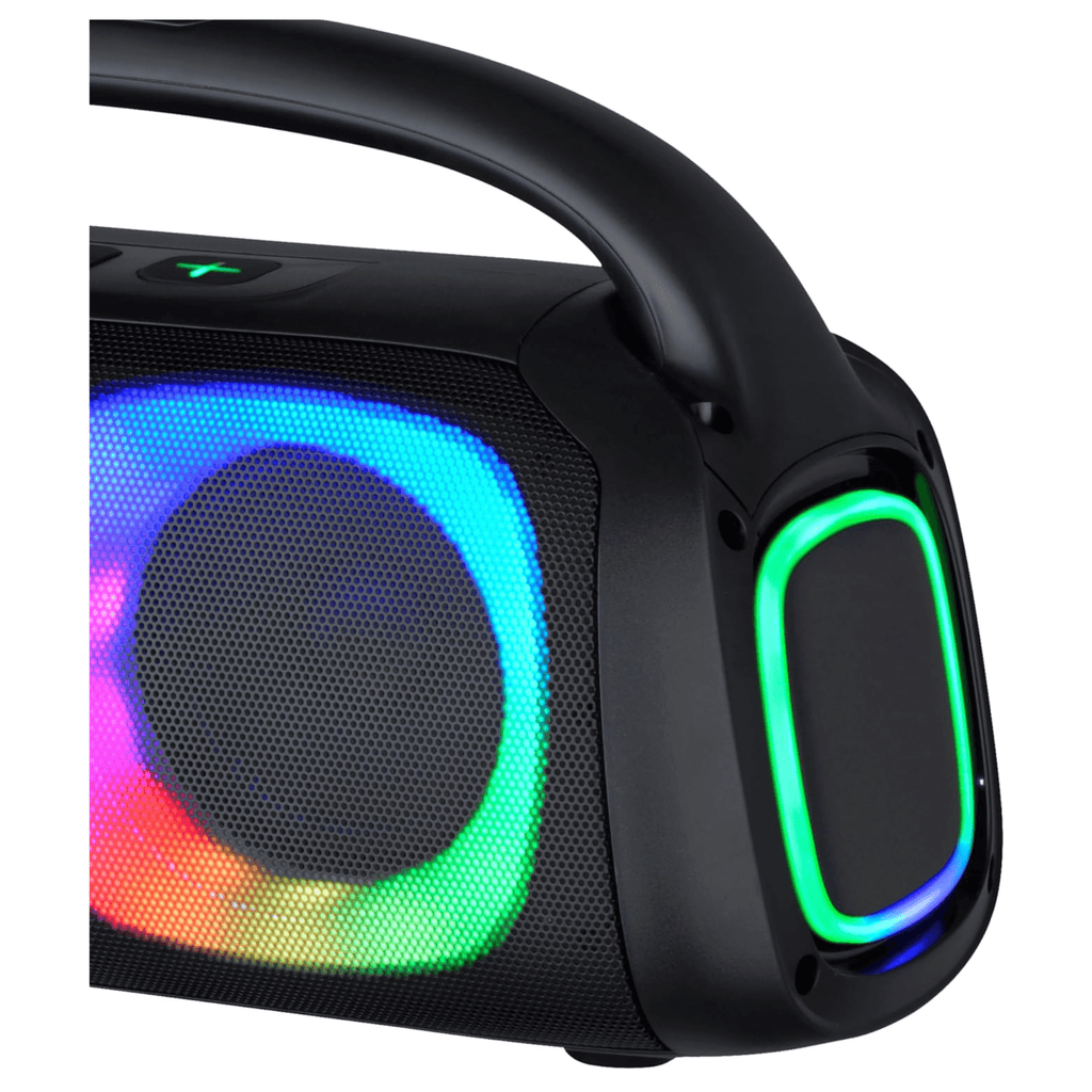 Portable Bluetooth Speaker with RGB Lights and TWS-Enhanced Stereo Sound