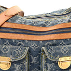 Monogram Denim Baggy PM Blue
