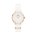 Daniel Wellington Ladies Petite Dover White Watch