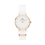 Daniel Wellington Ladies Petite Dover White Watch