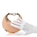 Vitello Grace Matte Nano Fendigraphy Hobo Charm Light Rose