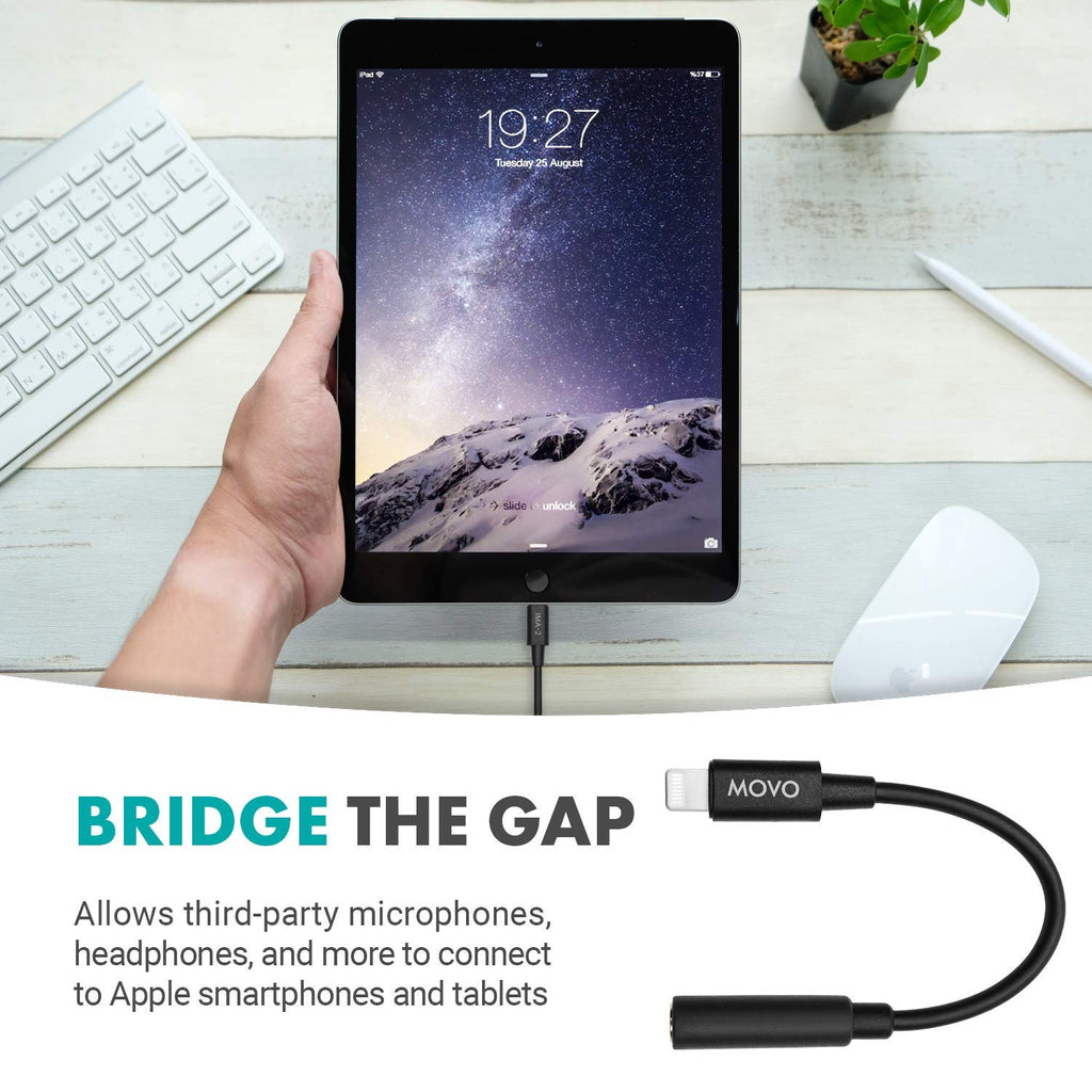 Movo IMA-2 3.5mm TRS to Lightning Adapter