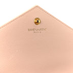 Grain De Poudre Matelasse Chevron Monogram Chain Wallet Pale Pink