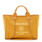 Mixed Fibers Small Deauville Tote Yellow