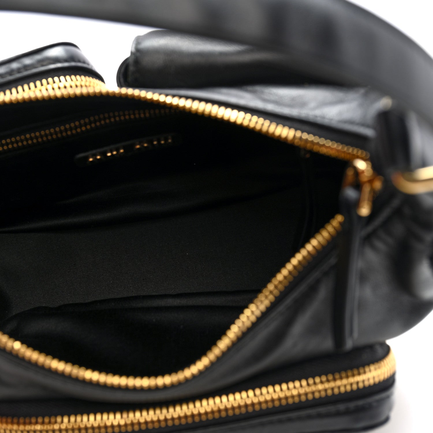 Nappa Multi Pocket Hobo Black