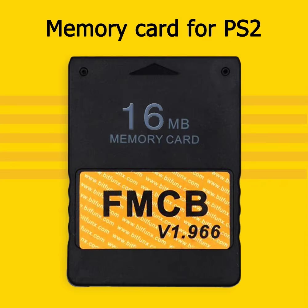 Free McBoot V1.966 Memory Card for All PS2 Consoles - Sony PS2 FMCB Game Saver (64MB)