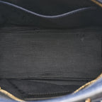 Signature Grain Small Clifton Bag Navy Blue