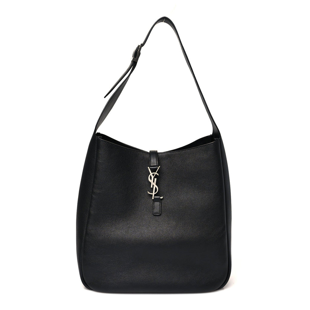 Supple Calfskin Large Le 5 A 7 Soft Hobo Black