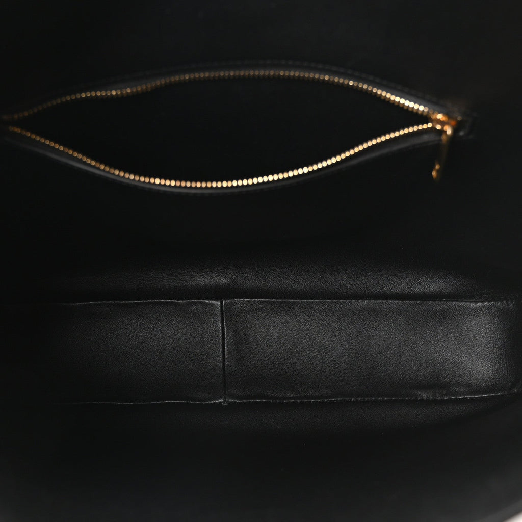 Smooth Calfskin Medium Camille 16 Soft Bag Black