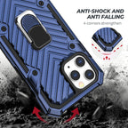 Iphone 12 Mini Kickstand Anti-Shock And Anti Falling Case In Blue