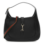 Boarded Dyana Lux Calfskin Medium Jackie 1961 Hobo Black