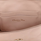 Lambskin Cannage Dior Talk Phone Pouch Rose Poudre