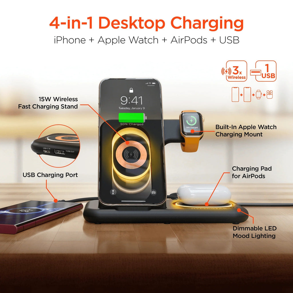4 in 1 Wireless Charging Stand