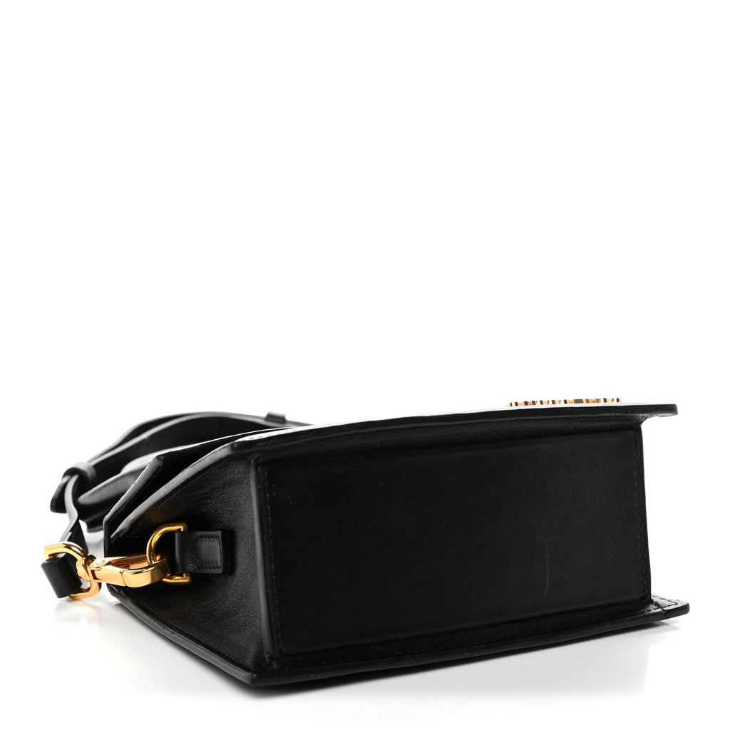 Smooth Calfskin Le Chiquito Noeud Black